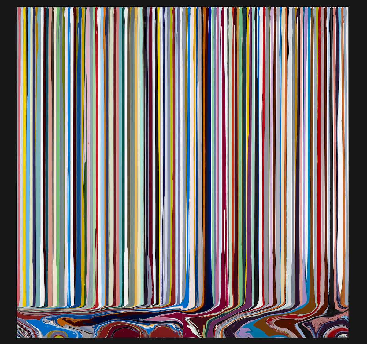 Ian Davenport | Puddle Painting Stanza 
