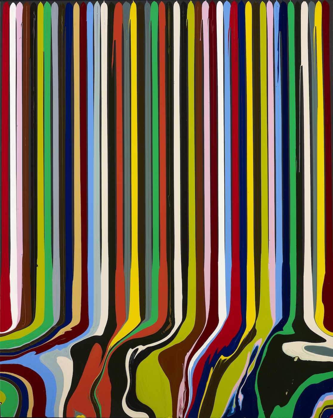 Puddle Painting: Black (After Le Corbusier)