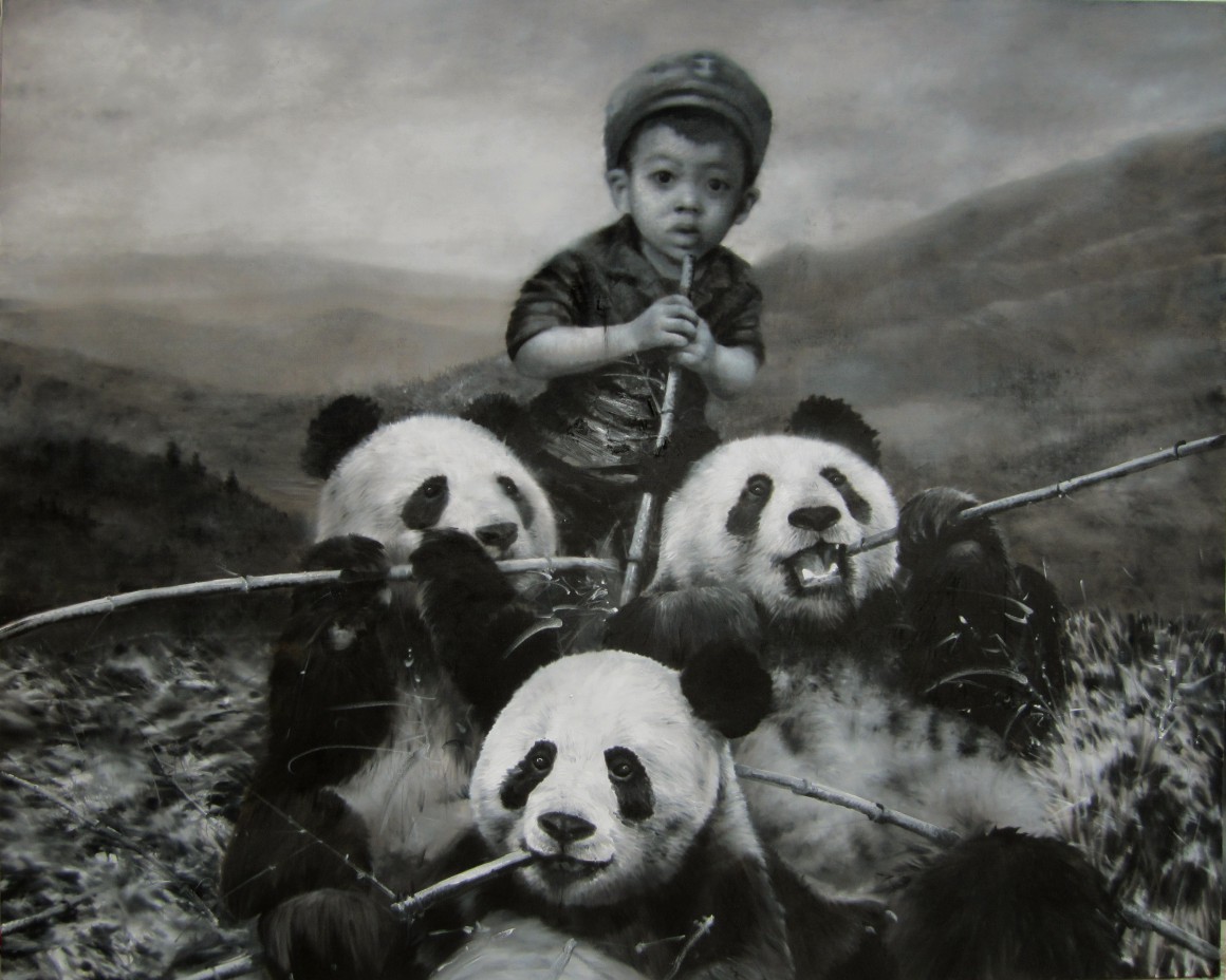 Manger avec les Panda