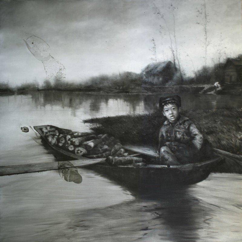 Alone on the boat