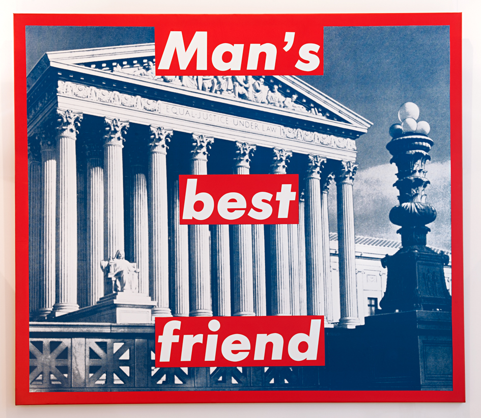 BARBARA KRUGER "Man’s best friend", 1987